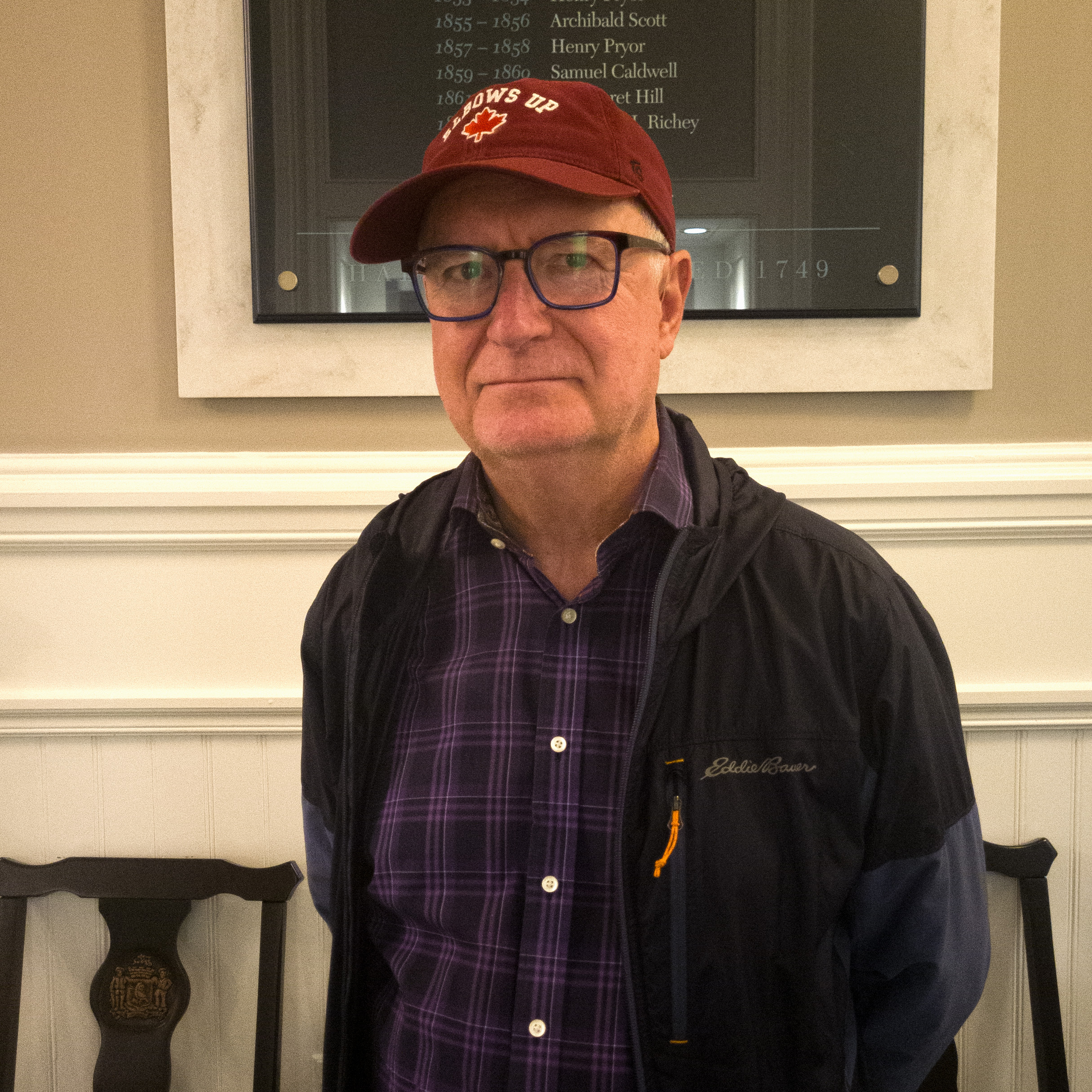 Laroche after a council meeting